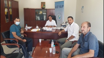 Για τις διευκολύνσεις και παροχές της ΔΕΥΑΡ σε όσους πλήττονται ενημερώθηκε το Εργατικό Κέντρο Ρόδου