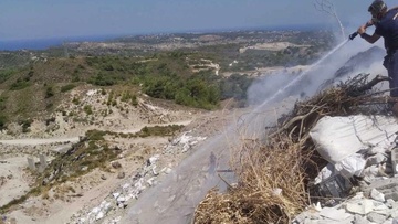 Εν δυνάμει εστίες  πρόκλησης πυρκαγιάς οι παλιές χωματερές της Ρόδου