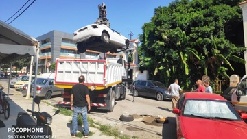 Νέα επιχείρηση απομάκρυνσης παλιών οχημάτων στην πόλη της Ρόδου
