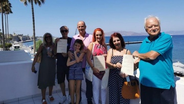 Συνεχίζουν οι βραβεύσεις  επαναλαμβανόμενων τουριστών στην Κω