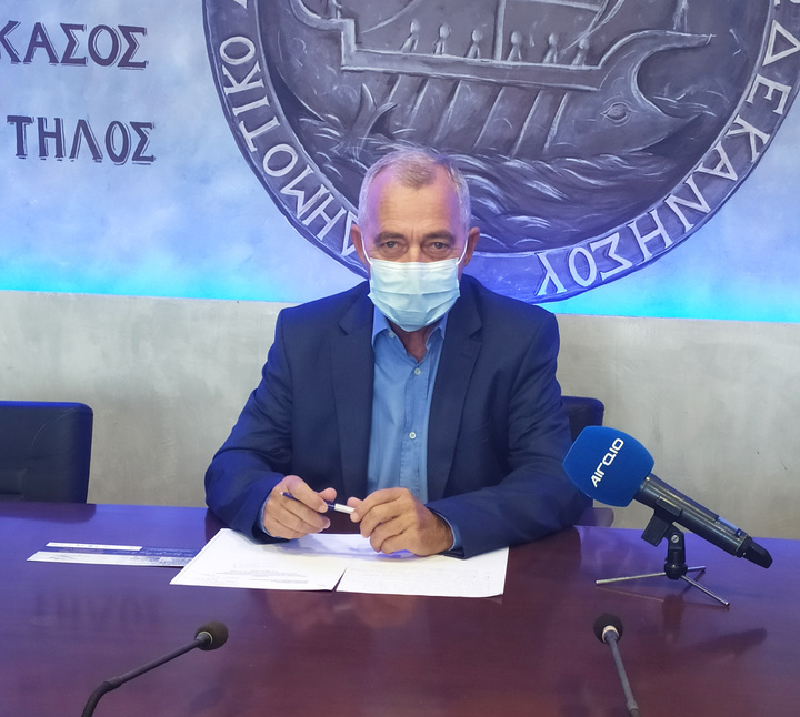 Ο πρόεδρος του Δ.Λ.Τ.Ν.Δ. Βασίλης Παπαοικονόμου