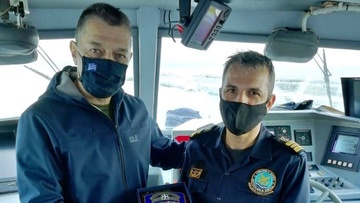 Πρωτοχρονιά στο Φαρμακονήσι για τον ΥΦΕΘΑ Αλκιβιάδη Στεφανή