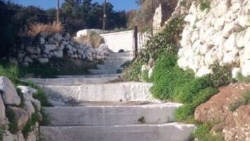 Επισκευή και διαμόρφωση μονοπατιών στη Νίσυρο