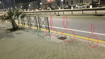 Θα τοποθετηθούν σταδιακά  τα κάγκελα που ξηλώθηκαν από τον περιφερειακό δρόμο