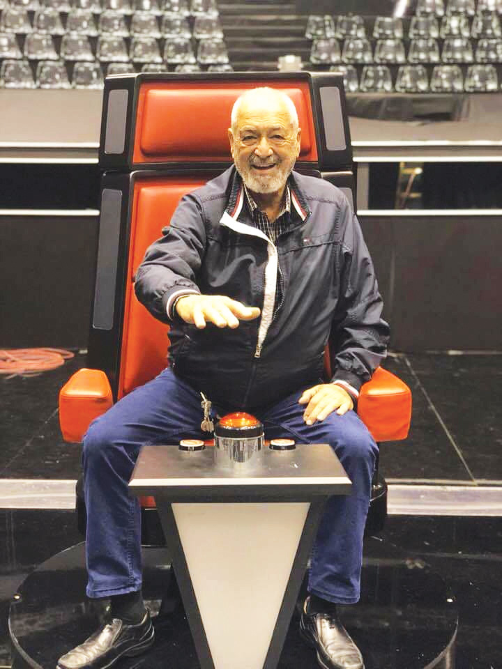 Ο Γιώργος Σταμούλης σήμερα στις καρέκλες του “The Voice” όπου κάνει το casting η κόρη του Μαριάνθη