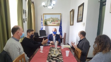 Τον Δήμαρχο Λέρου επισκέφθηκε ο αναπληρωτής επικεφαλής της Ύπατης Αρμοστείας του ΟΗΕ