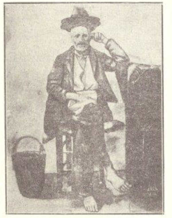 Η μοναδική φωτογραφία του Αφούση (πηγή: Ζ. Χαλκιάδης - «Ο Αφούσης ή Αντράς», 1924) Πηγή: www.musicpaper.gr