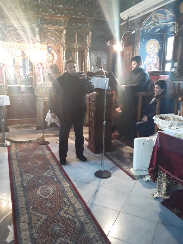 Ο κ. Τσαμπίκος Καραγιά́ννης κατά την ομιλία του