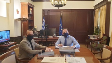 Συναντήσεις εργασίας του δημάρχου Πάτμου στο υπουργείο Εσωτερικών