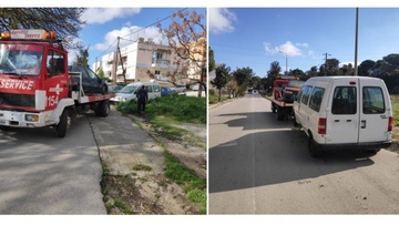 Συνεχίζονται οι προσπάθειες  για την απομάκρυνση εγκαταλελειμμένων οχημάτων στη Ρόδο