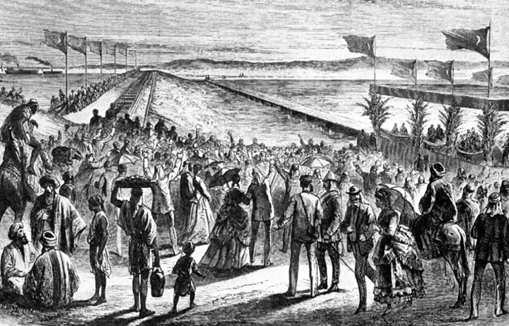 1869 Εγκαίνια της διώρυγας του Σουέζ 