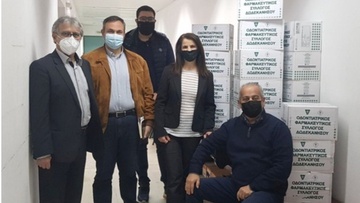 25.000 γάντια προσφέρουν Φαρμακευτικός και Οδοντιατρικός Σύλλογος στο Περιφερειακό Νοσοκομείο Ρόδου
