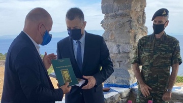 Στο Φαρμακονήσι για τα 100 χρόνια από την ανέγερση του Ι.Ν. Αγίου Γεωργίου ο δήμαρχος Λέρου