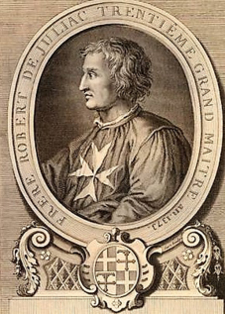Ο Μάγιστρος Robert de Juliac-31ος του Τάγματος  των Ιωαννιτών