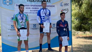 Χάλκινο μετάλλιο για τον Νίκο Δράκο στο Πανελλήνιο ποδηλασίας δρόμου
