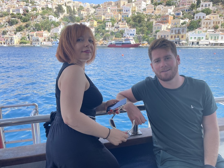 Στη Σύμη με τον Τζέιμς