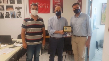 Με τον Ν. Σαντορινιό συναντήθηκε η Ένωση Στρατιωτικών Ρόδου
