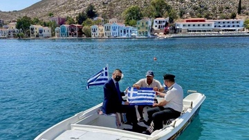 Επίσκεψη του υφυπουργού Εθνικής Άμυνας Αλκιβιάδη Στεφανή σε Ρόδο και Καστελλόριζο