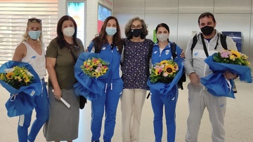 Επέστρεψε από το Τόκιο  η Ραφαέλα Σπανουδάκη