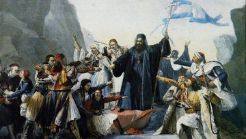 Αναπαράσταση της κήρυξης της Επανάστασης του 1821 από τον Πολιτιστικό Σύλλογο Παστίδας «Καμάρι»
