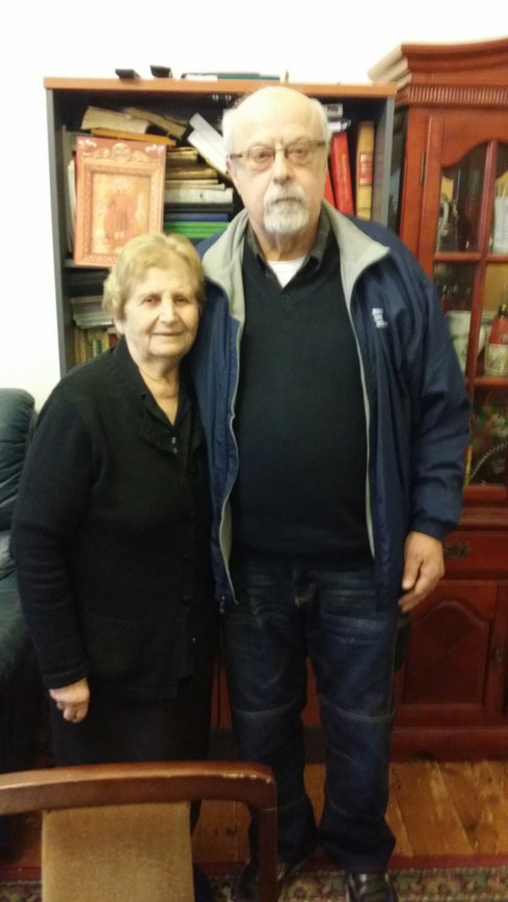 Η κ. Μαρία Γκάτσου μαζί με τον κ. Παναγιώτη Φωτάκη. Η φωτογραφία είναι ευγενική παραχώρηση του κ. Φωτάκη
