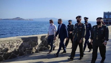 Τη Νίσυρο επισκέφθηκε ο υφυπουργός Εθνικής Άμυνας, Αλκιβιάδης Στεφανής