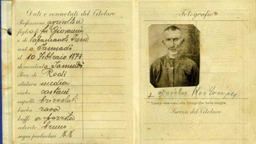 Ένα παλιό ιταλικό διαβατήριο ενός Ροδίτη αγρότη!