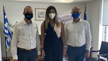Αναπτυξιακά θέματα τουρισμού συζήτηση ο Δήμαρχος Λέρου με την Υφυπουργό Τουρισμού
