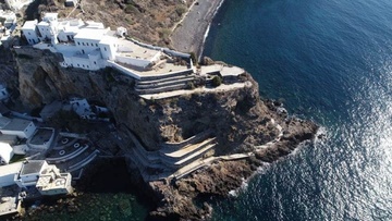 Ξεκίνησε η έρευνα του Μετσόβιου Πολυτεχνίου στη Νίσυρο για την σταθεροποίηση των πρανών στην Παναγία Σπηλιανή 