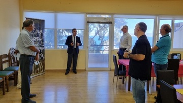 Συνάντηση εργασίας του Μάνου Κόνσολα με την Ένωση Αποστράτων Αξιωματικών Στρατού Δωδεκανήσου
