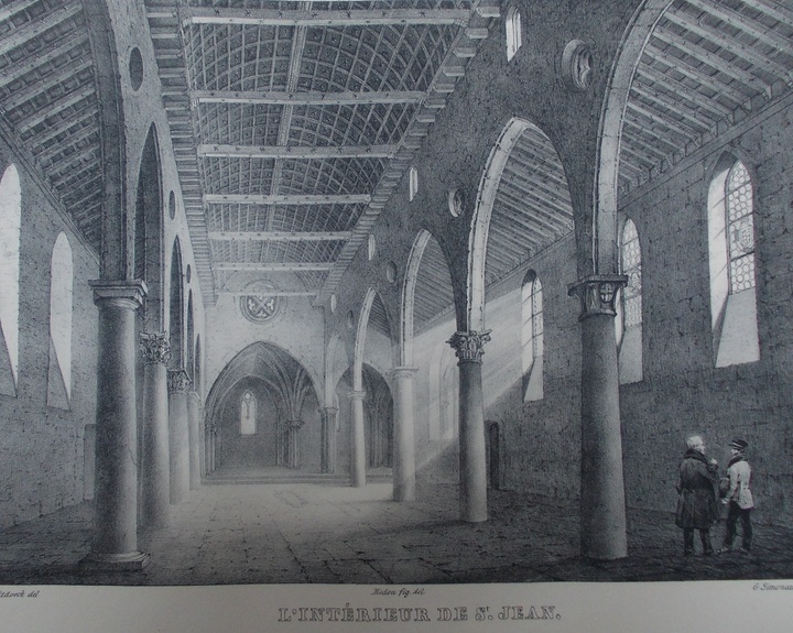Το εσωτερικό του ναού του Αγίου Ιωάννη, όπου έγινε  η δίκη του προδότη Amaral