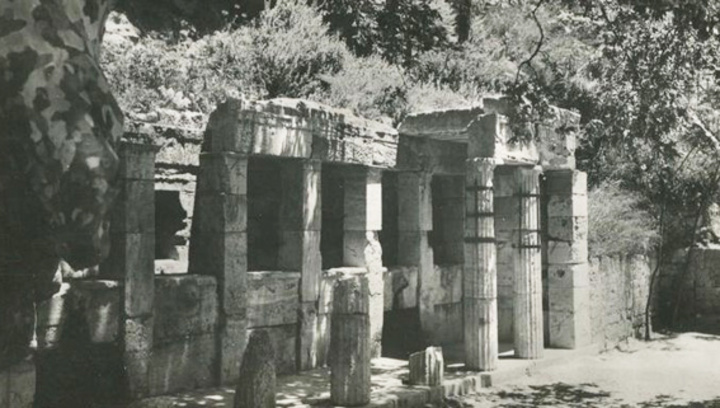 Φιλέρημος, η αρχαία Ρόδος. Φωτό των μέσων  του 20ού αιώνα