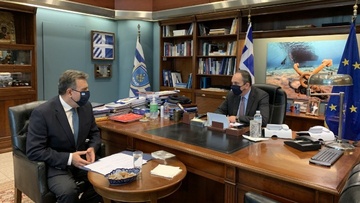 Ενισχύεται με προσωπικό το Λιμενικό Σώμα στα Δωδεκάνησα - Συνάντηση του Μ. Κόνσολα με τον Υπουργό Ναυτιλίας