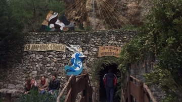 Ζωντανή φάτνη στην Ιερά Μονή Σωτήρος στα Μαριτσά