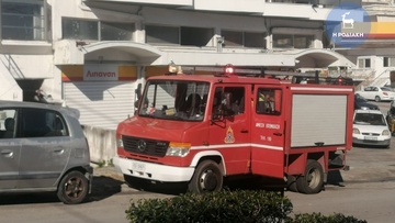 Βραχυκύκλωμα σε ρολόγια πολυκατοικίας στην πόλη της Ρόδου