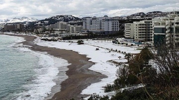 Εξαιρετικά σπάνιος ο χαρακτήρας της κακοκαιρίας στις 24 και 25 Ιανουαρίου για το νησί της Ρόδου