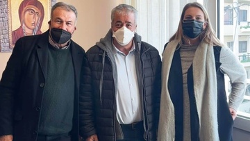 Ιαλυσός: Συνάντηση Στεφανίας Στάγκα με Σάββα Χριστοδούλου και Νίκο Καραμαρίτη