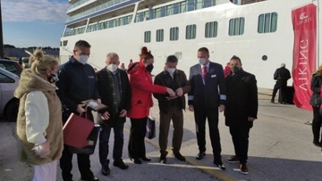 Έγινε χθες η υποδοχή του κρουαζιερόπλοιου “Viking Sky”