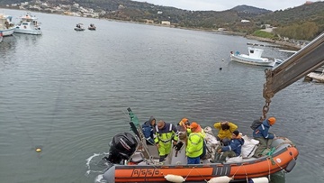 Ολοκληρώθηκε ο παράκτιος καθαρισμός των μη προσβάσιμων παραλιών της Λέρου