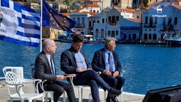 Σαφές μήνυμα Βαρβιτσιώτη από το Καστελλόριζο: «Εδώ υπερασπίζονται οι αξίες των κοινών μας συνόρων» 