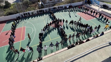 Οι μαθητές του 4ου ΓΕ.Λ. Ρόδου στέλνουν ηχηρό μήνυμα υπέρ της ειρήνης