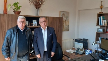Συνάντηση του Φιλήμονα Ζαννετίδη με τον υπηρεσιακό Γραμματέα του Υπουργείου Αγροτικής Ανάπτυξης Δημήτρη Τσαγκαλίδη