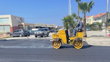 Τοποθέτηση αγωγού για απομάκρυνση ομβρίων υδάτων σε περιοχή της Ιαλυσού