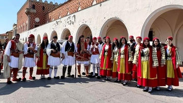 Η αναπαράσταση της κήρυξης  της Επανάστασης του 1821 στη Ρόδο