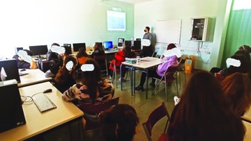 Ενημέρωση των μαθητών Γυμνασίου Σορωνής σχετικά  με τις σπουδές στον Αγροδιατροφικό Τομέα