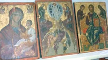 Συνελήφθη καταδικασθείς για δώδεκα εικόνες που έκλεψε από μοναστήρι