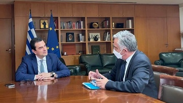 Συνάντηση Β. Υψηλάντη με τον Υπουργό Περιβάλλοντος για την ενεργειακή επιδότηση στα Δωδεκάνησα