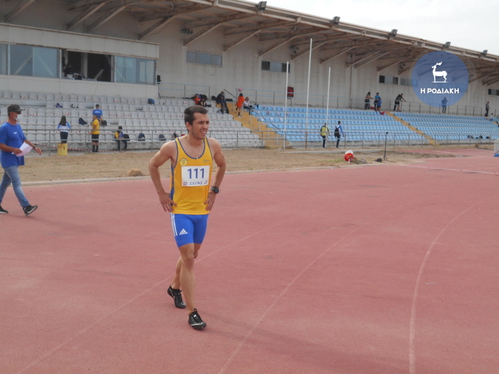 Ο Γιάννης Ντέτσικας (ΑΟ Σταματίου)  ήταν «χρυσός» στα 400μ.