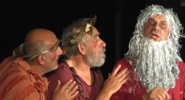 Από την παράσταση «Πλούτος του Αριστοφάνη»