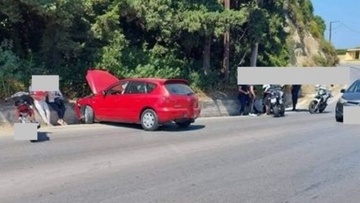 Νέο τροχαίο ατύχημα πριν από λίγο στη Ρόδο - προσοχή στον δρόμο από Φανερωμένη προς ΜΗ.ΔΙΑ